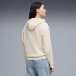 Puma Ess Graphic Animal Comfort Hoodie TR Γυναικείο Φούτερ Μπεζ / Λεοπάρ