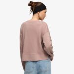 Puma HER Relaxed Crew TR Γυναικείο Φουτερ Σάπιο Μήλο