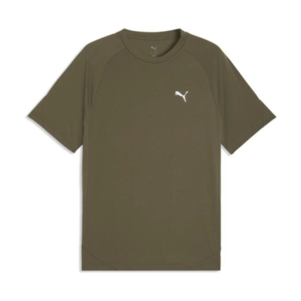 Puma Evostripe Tee Ανδρική Κοντομάνικη Μπλούζα Λαδί
