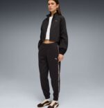 Puma Ess Graphic Animal Comfort Pants TR cl Γυναικείο Παντελόνι Μαύρο / Λεοπάρ