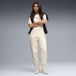 Puma Ess Graphic Animal Comfort Pants TR cl Γυναικείο Παντελόνι Μπεζ / Λεοπάρ