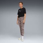 Puma Ess Graphic Animal Mid-Rise AOP Leggings Γυναικείο Κολάν Λεοπάρ