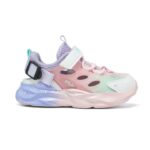 Fila Wave Memory Velcro Unisex Βρεφικά Sneakers Ροζ / Μωβ / Βεραμάν