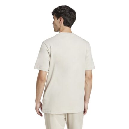 adidas Essentials Small Logo Single Jersey Tee Ανδρικό Κοντομάνικο Μπεζ