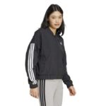 adidas Essentials 3-Stripes Lifestyle Woven Bomber Jacket Γυναικεία Ζακέτα Μαύρη