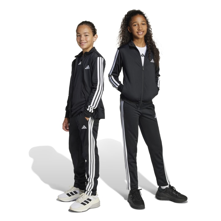 adidas Essentials Climacool Track Suit Kids Παιδικό Σετ Φόρμας με Ζακέτα Μαύρο
