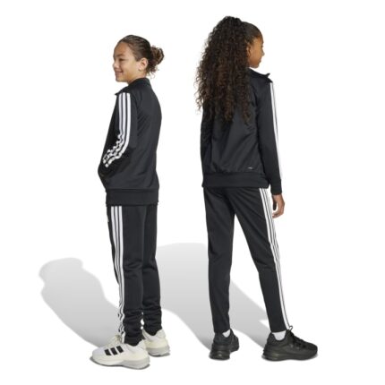 adidas Essentials Climacool Track Suit Kids Παιδικό Σετ Φόρμας με Ζακέτα Μαύρο