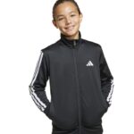 adidas Essentials Climacool Track Suit Kids Παιδικό Σετ Φόρμας με Ζακέτα Μαύρο