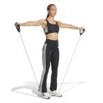 adidas Optime Essentials 3-Stripes Flared Leggings Γυναικείο Κολάν Καμπάνα Μαύρο