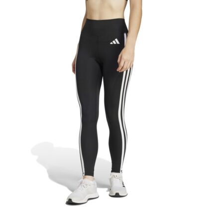 adidas Optime Essentials 3-Stripes 7/8 Leggings Γυναικείο Κολάν Μαύρο