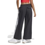 adidas Essentials 3-Stripes Lifestyle Woven Parachute Pants Γυναικείο Παντελόνι Μαύρο