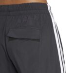 adidas Essentials 3-Stripes Lifestyle Woven Parachute Pants Γυναικείο Παντελόνι Μαύρο