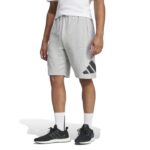 adidas Essentials Big Logo French Terry Shorts Ανδρική Βερμούδα Γκρι