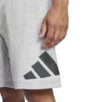 adidas Essentials Big Logo French Terry Shorts Ανδρική Βερμούδα Γκρι