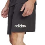 adidas Essentials Linear Single Jersey Shorts Ανδρική Βερμούδα Μαύρη