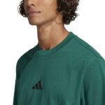 adidas Essentials Small Logo Single Jersey Tee Ανδρική Κοντομάνικη Πράσινη