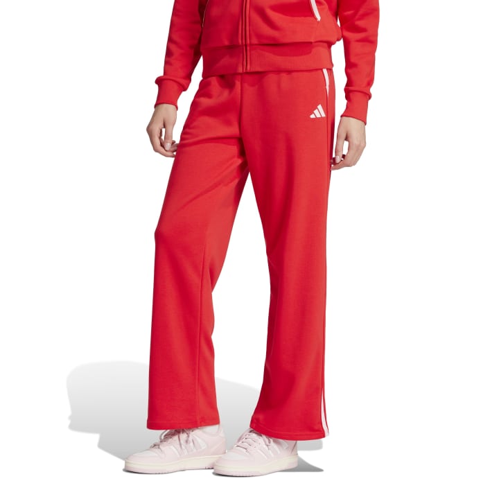 im_jg6252_1.jpg adidas Essentials Color Pop French Terry Pants Γυναικείο Παντελόνι Κόκκινο