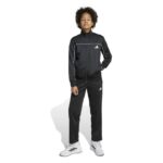 adidas Tricot Colour Pop Track Suit Kids Παιδικό Σετ με Ζακέτα Μαύρο