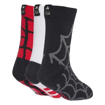adidas x Marvel Spiderman Παιδικές Kάλτσες Μαύρες / Κόκκινες / Λευκές