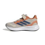 adidas Runfalcon 5 Shoes Kids Αθλητικά Παιδικά Παπούτσια Running με Σκρατς Μπεζ / Ποτοκαλί / Μπλε