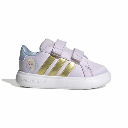 adidas x Disney Frozen Grand Court 3.0 Βρεφικά Sneakers με Σκρατς Μωβ