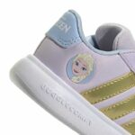 adidas x Disney Frozen Grand Court 3.0 Βρεφικά Sneakers με Σκρατς Μωβ