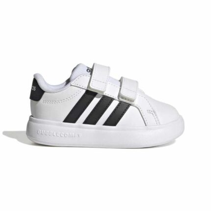 adidas Grand Court 3.0 Inf Βρεφικά Sneakers με Σκρατς Λευκά