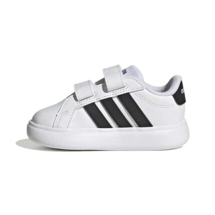 adidas Grand Court 3.0 Inf Βρεφικά Sneakers με Σκρατς Λευκά