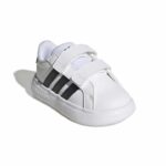 adidas Grand Court 3.0 Inf Βρεφικά Sneakers με Σκρατς Λευκά