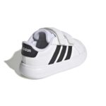 adidas Grand Court 3.0 Inf Βρεφικά Sneakers με Σκρατς Λευκά