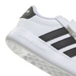 adidas Grand Court 3.0 Inf Βρεφικά Sneakers με Σκρατς Λευκά