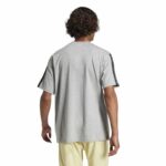 adidas Essentials 3-Stripes Single Jersey Tee Ανδρικό Κοντομάνικο Γκρι