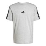 adidas Essentials 3-Stripes Single Jersey Tee Ανδρικό Κοντομάνικο Γκρι