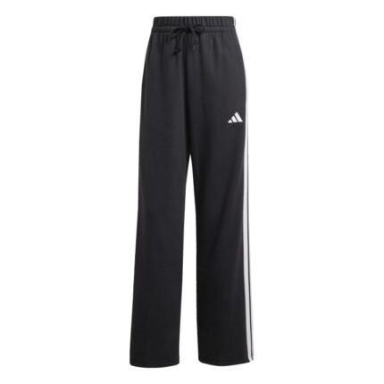 adidas Γυναικείο Παντελόνι Essentials με 3-Ρήγες Open Hem French Terry Μαύρο