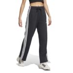 adidas Γυναικείο Παντελόνι Essentials με 3-Ρήγες Open Hem French Terry Μαύρο