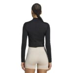 adidas Workout Essentials Full-Zip Knit Jacket Γυναικεία Ζακέτα Μαύρη