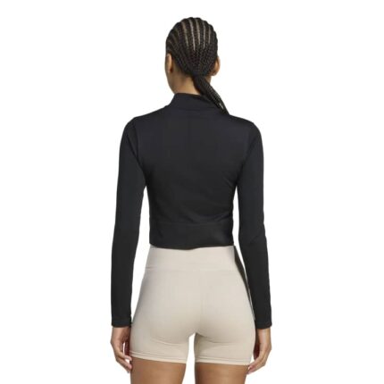 adidas Workout Essentials Full-Zip Knit Jacket Γυναικεία Ζακέτα Μαύρη