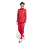 adidas Basic 3-Stripes Tricot Dayready Track Suit Ανδρικό Σετ Φόρμας Κόκκινο