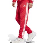 adidas Basic 3-Stripes Tricot Dayready Track Suit Ανδρικό Σετ Φόρμας Κόκκινο