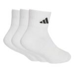 adidas Cushioned Ankle Socks 3P Παιδικές Κάλτσες Λευκές