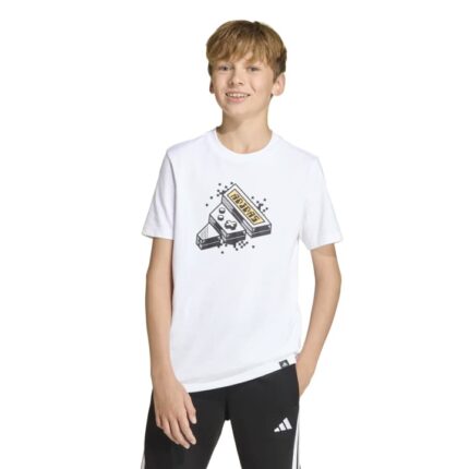 adidas Gaming Graphic T-Shirt Παιδικό Κοντομάνικο Λευκό