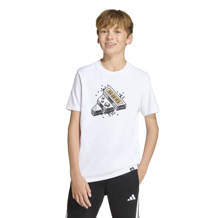 im_ka0531_1.jpg adidas Gaming Graphic T-Shirt Παιδικό Κοντομάνικο Λευκό