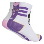 adidas Disney Minnie Kid's Socks 3P Παιδικές Κάλτσες Λευκές / Μωβ