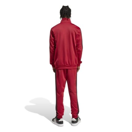 adidas Basic 3-Stripes Tricot Dayready Track Suit Ανδρικό Σετ Φόρμας Κόκκινο