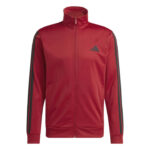 adidas Basic 3-Stripes Tricot Dayready Track Suit Ανδρικό Σετ Φόρμας Κόκκινο
