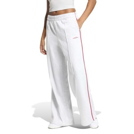 adidas Seasonal Essentials Colourpop Pants with Embroidered Graphic Γυναικείο Παντελόνι Λευκό