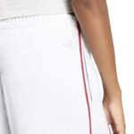 adidas Seasonal Essentials Colourpop Pants with Embroidered Graphic Γυναικείο Παντελόνι Λευκό