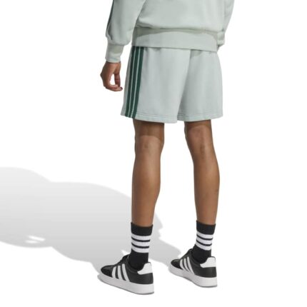 adidas Essential 3-Stripes French Terry Shorts Ανδρική Βερμούδα Πράσινο Μέντας
