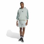 adidas Essential 3-Stripes French Terry Shorts Ανδρική Βερμούδα Πράσινο Μέντας