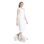 adidas All SZN Rib Dress Γυναικείο Φόρεμα Λευκό